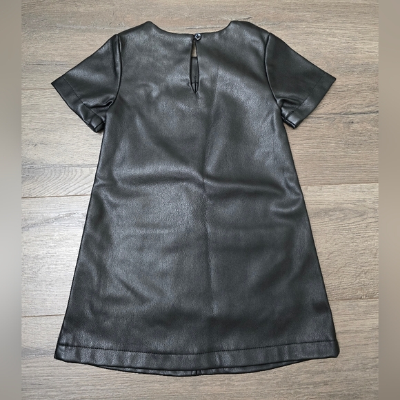 Faux Leather Toddler Dress Black Size 18 Month - Picture 4 of 12